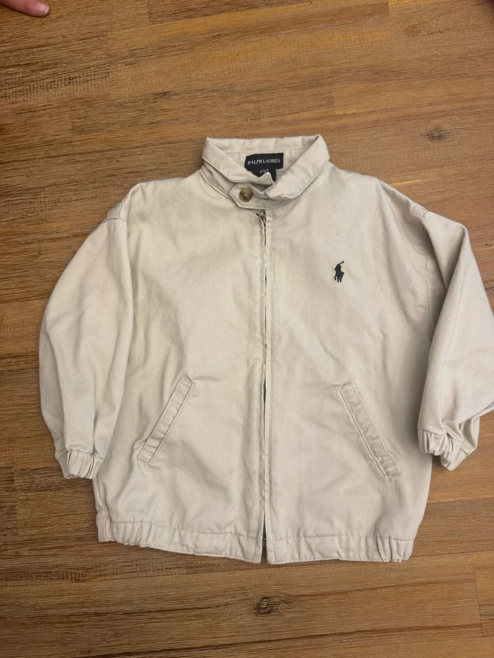 Ralph Lauren Cream Harrington-Style Kids Jacket 2T